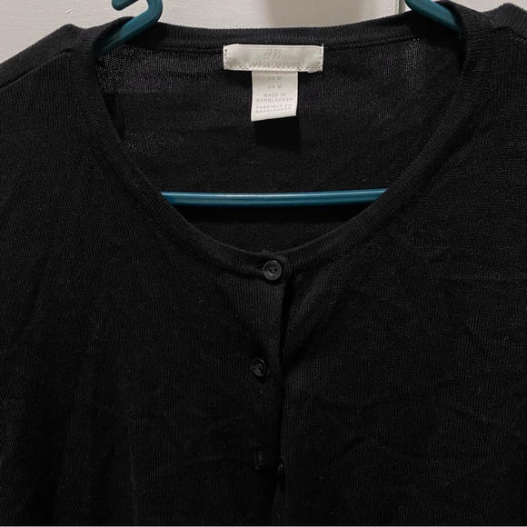 NWOT black H&M cardigan - Picture 3 of 9